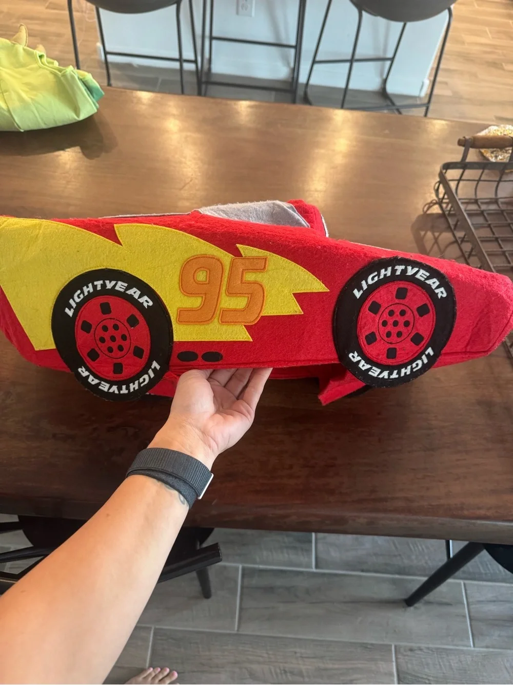 Pottery Barn Disney Pixar Lightning McQueen Kids Costume